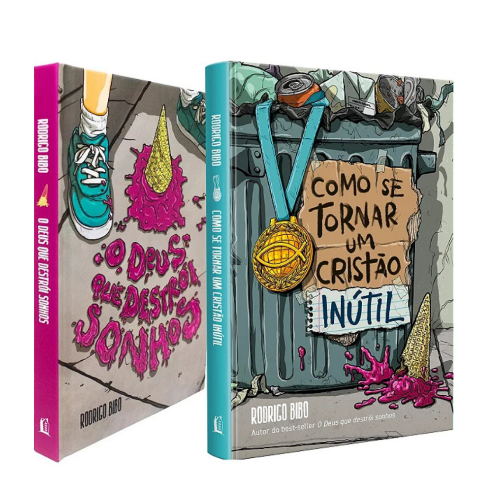 Kit Deus que Destrói Sonhos + Como se tornar um cristão inútil | Capa Dura | Rodrigo Bibo em Oferta na Shopee