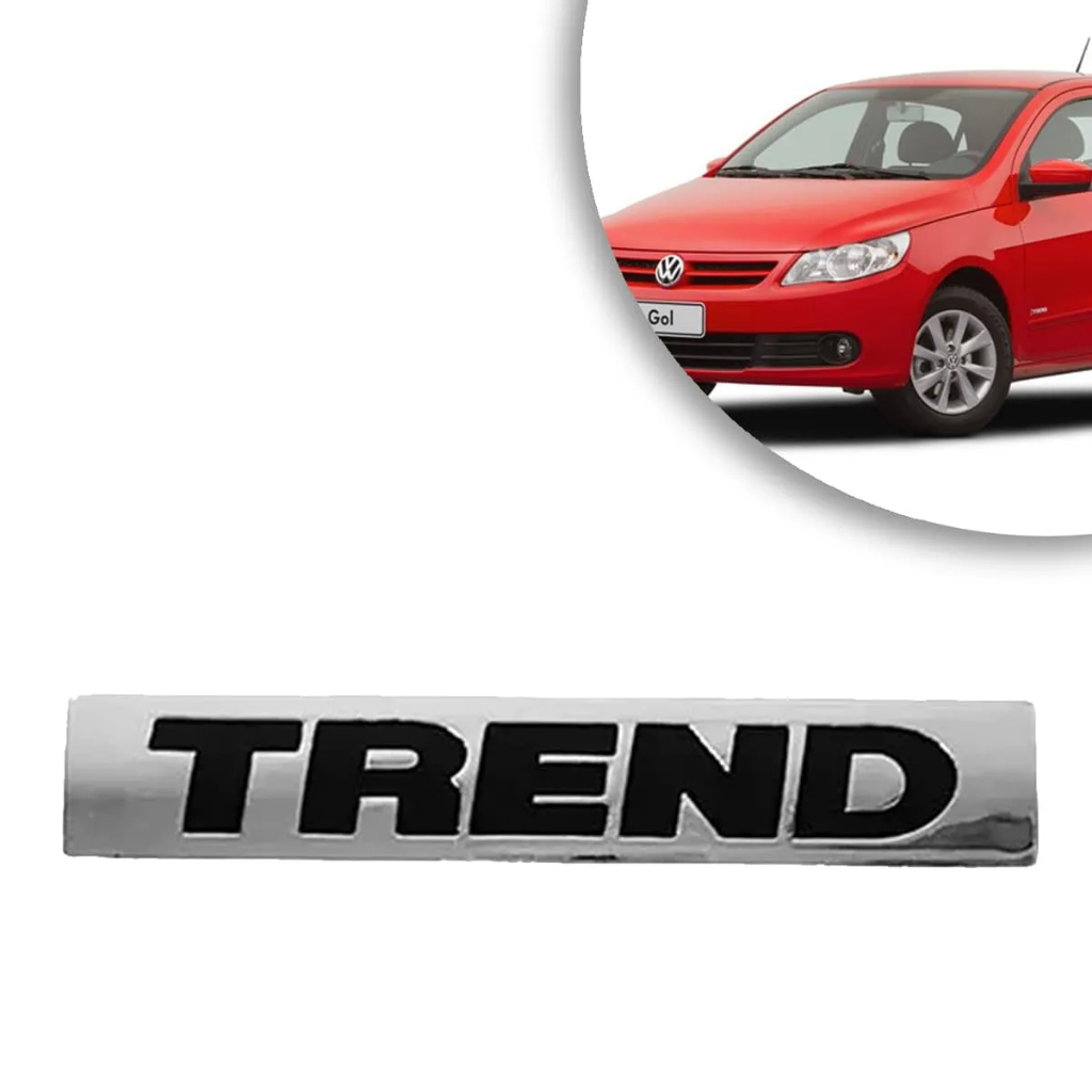 Par Emblemas Plaquetas Trend - Gol G5 - 2009 À 2012
