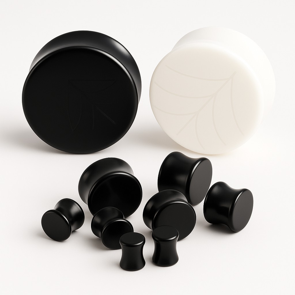 01 Uni Alargador Piercing  Plug De Acrílico Do 10mm Ao 32mm em Oferta na Shopee