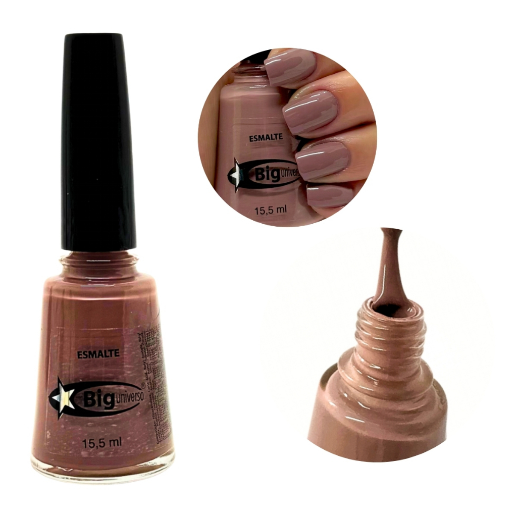 Esmalte de Unhas Cremoso Nude Intenso Marrom Centauro Big Universo 15,5 ml
