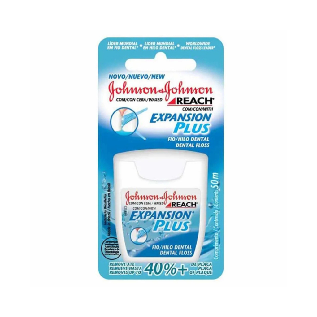 Fio Dental Johnson's Reach Expansion Plus Encerado 50m