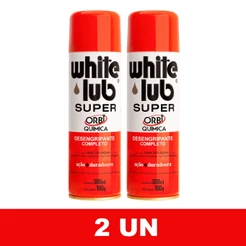 Kit 2 Desengripante Spray White Lub 300ml Lubrificante Para Corrente De Moto Desengraxante