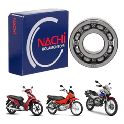 Rolamento 6203 Eixo Primário Secundário Biz Pop Neo Falcon Câmbio Moto