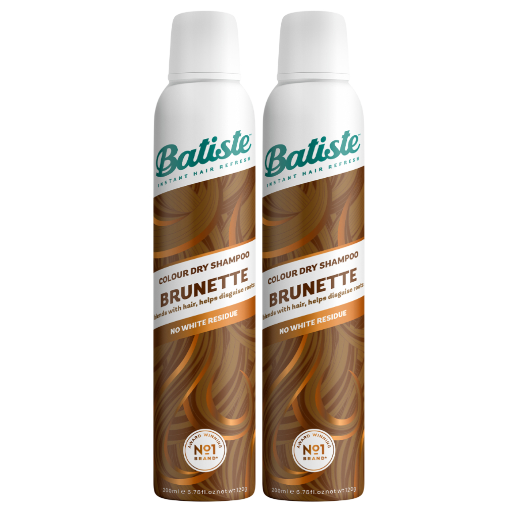 Shampoo a Seco Batiste Brunette 200ml Para Cabelos Castanhos