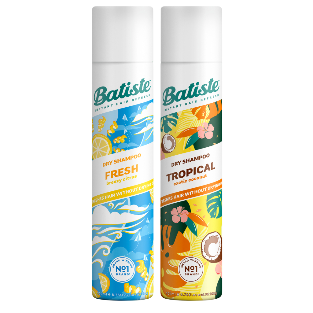 Kit Shampoo Seco Batiste Fresh + Tropical 200ml
