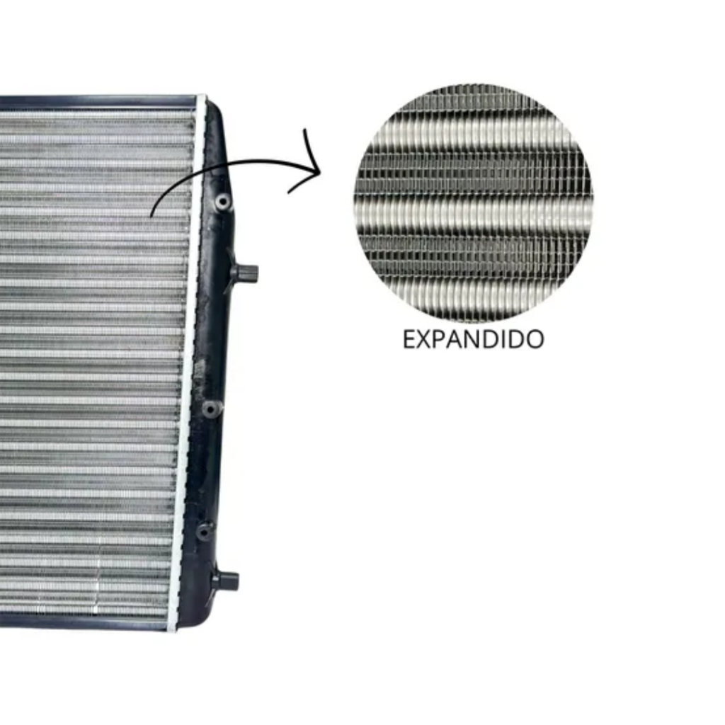 Radiador Polo Fox Com Ar Engate Rápido 2003 2004 2005