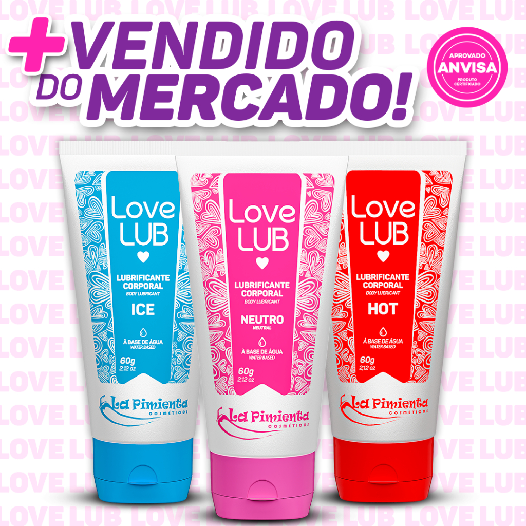 KIT LUBRIFICANTE ÍNTIMO LOVE LUB O MAIS VENDIDO DO MERCADO LA PIMIENTA  O ORIGINAL em Oferta na Shopee