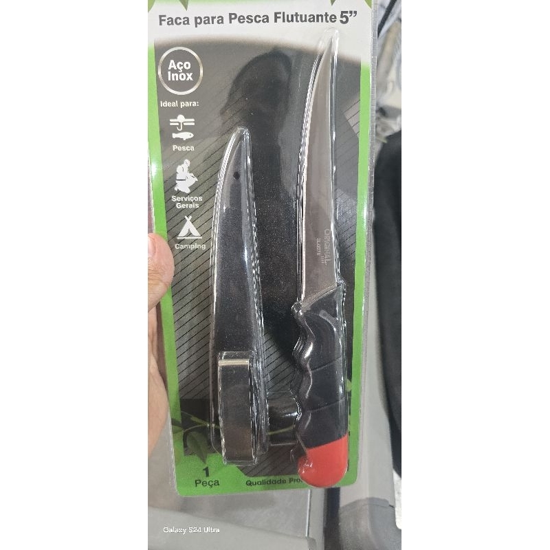 Faca Fileteira Flutuante 5" / 6,5" Polegadas NÃO AFUNDA