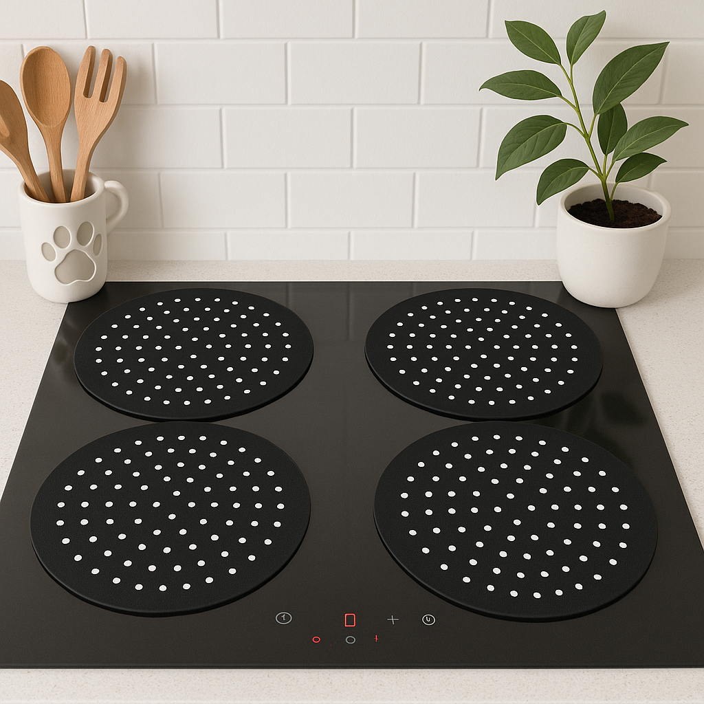Kit Protetor Fogão de Indução Descanso Almofada Silicone Tapete em Oferta na Shopee