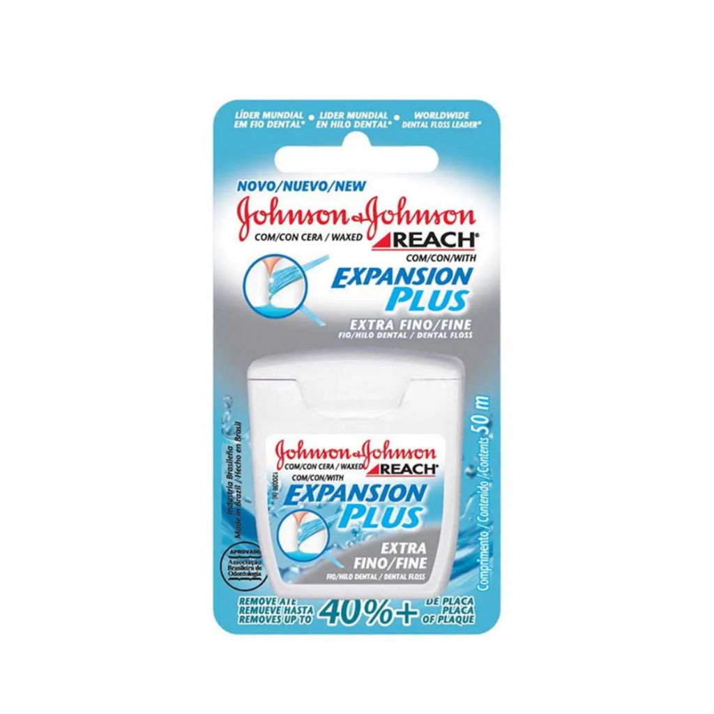 Fio Dental Johnson's Reach Extra Fino 50M