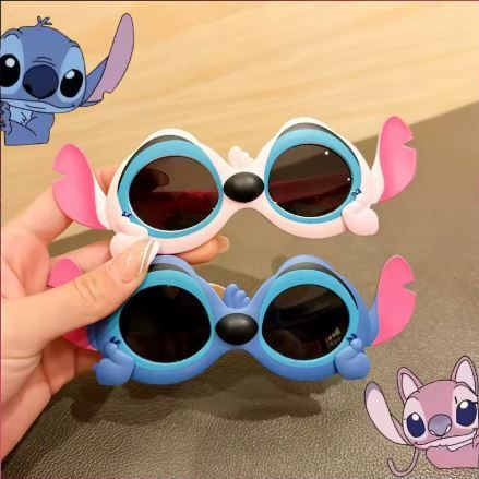 Óculos de Sol Infantil Stitch Disney para Crianças Proteção Solar UV Ideal p/ Crianças 03 a 12 Anos