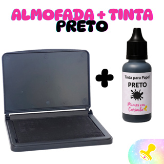 Almofada carimbo coloridas embalagens carimbos carimbeira número 3 10x6cm rosa vermelha verde pink preta sem tinta azul em Oferta na Shopee