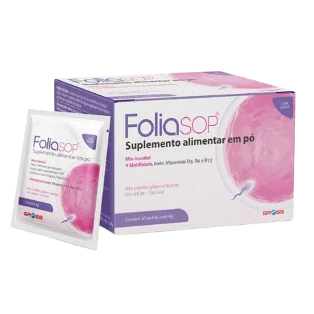 POLIVITAMINICO FOLIASOP EM PÓ//CONTÉM 30 SACHÊS COM 40G
