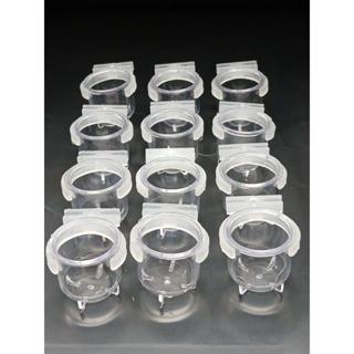 12 unidades porta vitamina  comedouro coleiro e pássaros pequenos(gaiola malha fina) em Oferta na Shopee