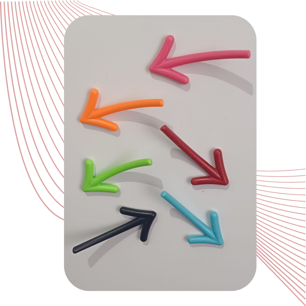 Imãs DECORATIVOS SETAS Magnético para Fotos Recados em Geladeira e Painéis Metálicos - IMA008 em Oferta na Shopee