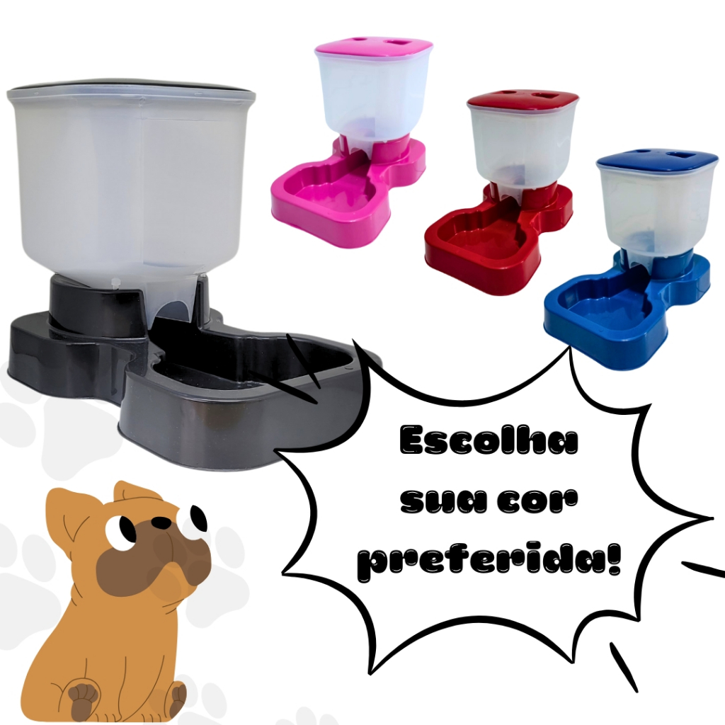 Comedouro Automático Pra Cachorro Pet Cães Grande Porte 8l