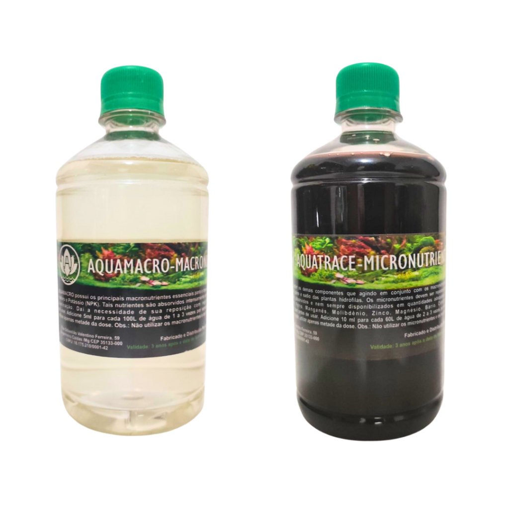 Aquakis Kit Fertilizante Npk E Micro Para Aquario Plantando 500ml cada em Oferta na Shopee