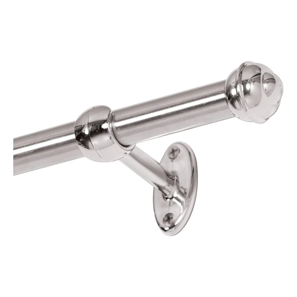 Kit Varão P/ Cortinas 2.00 Metros 28mm - Várias Cores em Oferta na Shopee