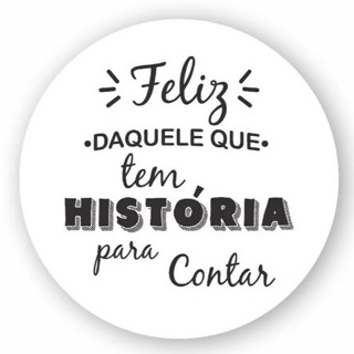 PAINEL REDONDO DECORATIVO TEMA: FELIZ DAQUELE TEM HISTORIA PARA CONTAR em Oferta na Shopee