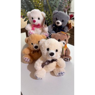 kit 6 Ursinhos de Pelucia 15cm cores sortidas - Ideal para presentes e decoração