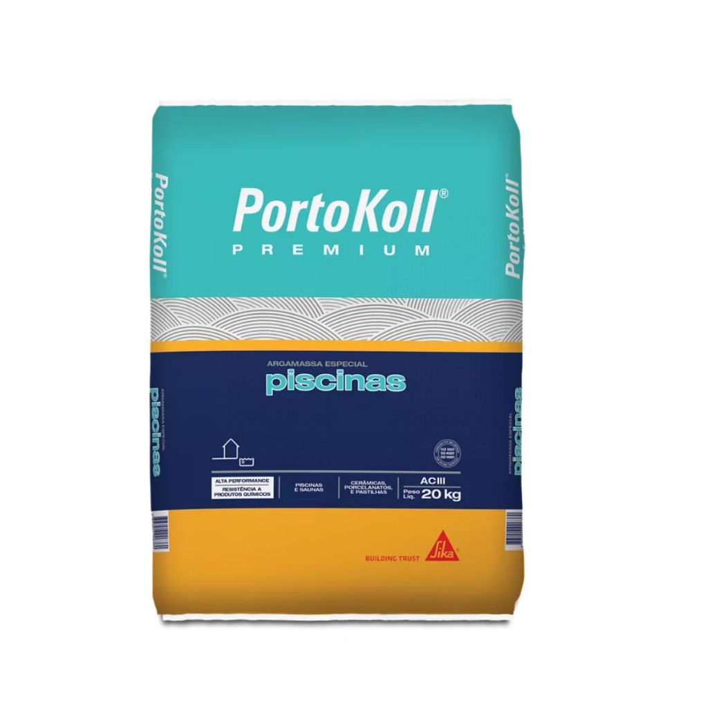 Argamassa Colante para Piscinas Cinza Saco 20kg - PAREX PORTOKOLL® em Oferta na Shopee