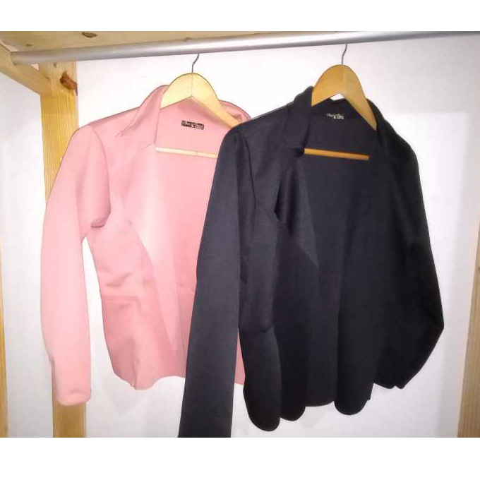 BLAZER FEMININO ROSA OU PRETO, CASACO