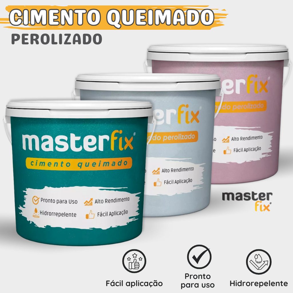 Textura Para Parede Efeito Cimento Queimado Perolizado 3Kg em Oferta na Shopee
