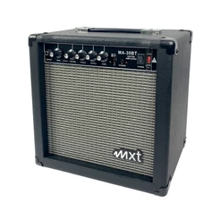 Caixa Amplificada Cubo 6,5" 30W MXT para Violão e Guitarra 8 Ohms com Equalizador GAIN BOOST Entrada P10 e Fone