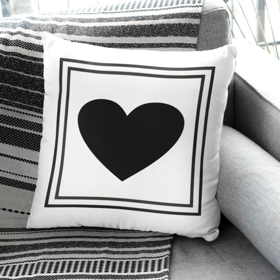 Capa de Almofada coração Capa de almofada decorativa Capa Para almofada de sala quarto cama de casal em Oferta na Shopee