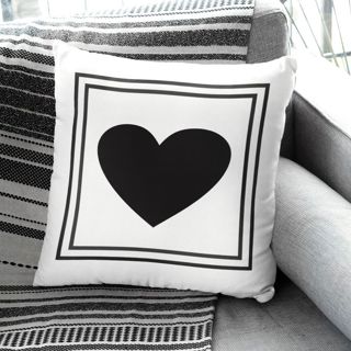 Capa de Almofada coração Capa de almofada decorativa Capa Para almofada de sala quarto cama de casal em Oferta na Shopee