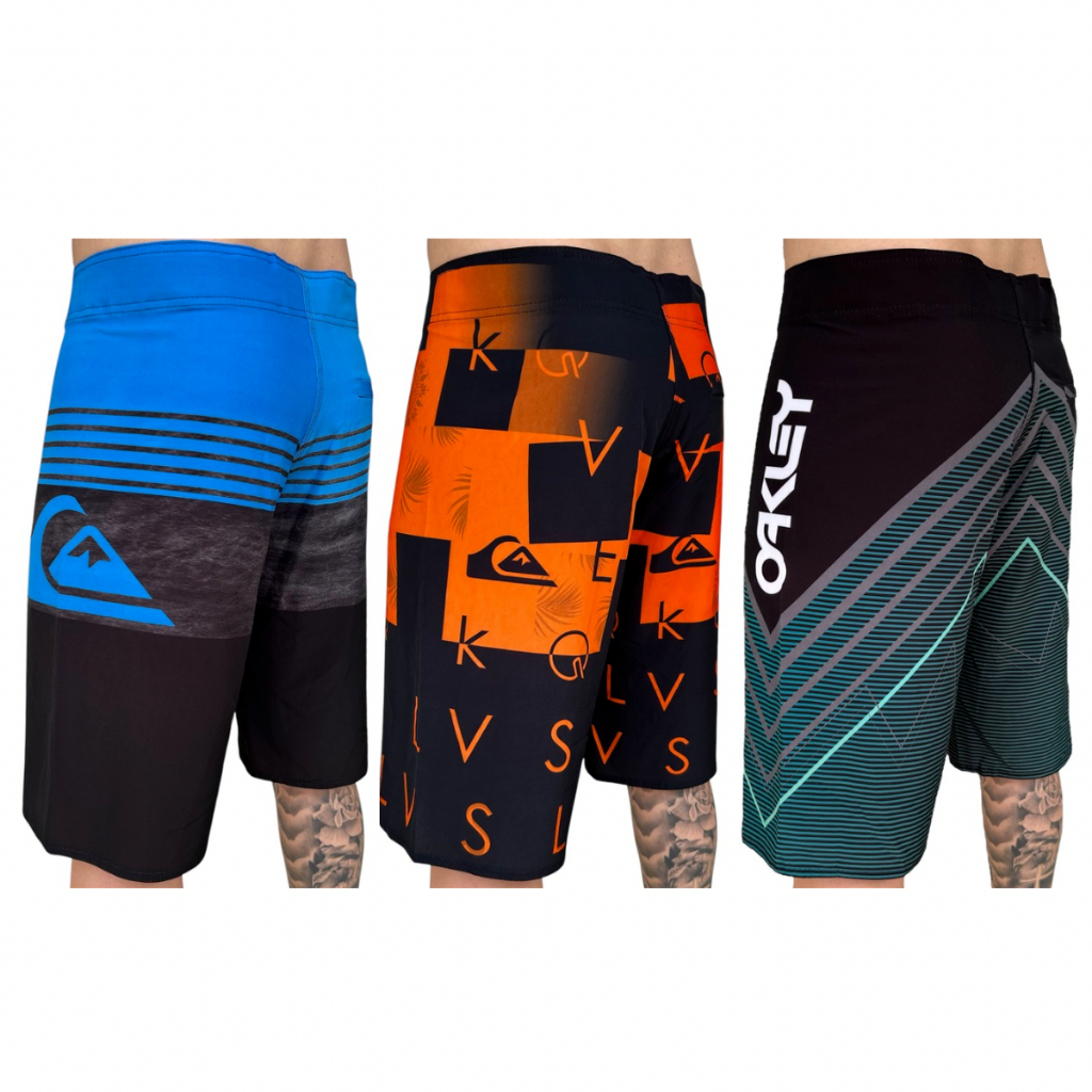 Bermuda Short Quiksilver Elastano Tectel Preço Absurdo Barato em Oferta na Shopee