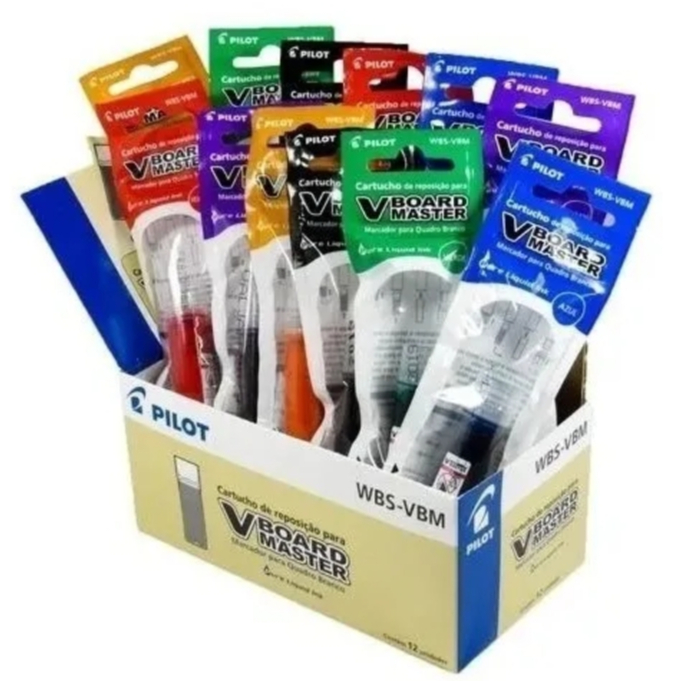 Refil de Tinta WBS-VBM Para Marcador De Quadro Branco WBM-A V-Board Master Pilot em Oferta na Shopee