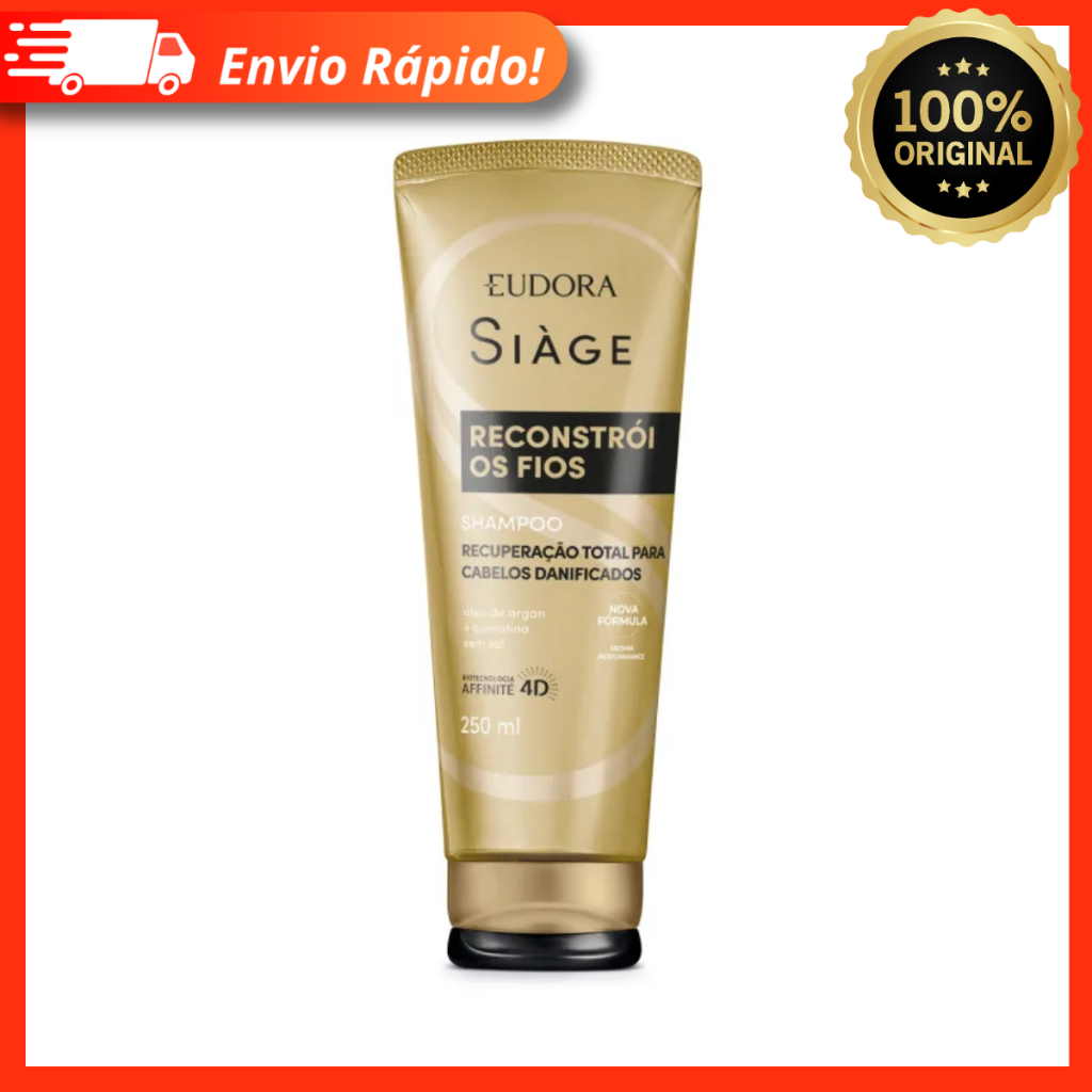 Shampoo Eudora Siàge Reconstrói Os Fios