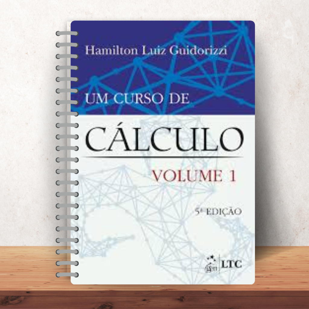 Impressão da Apostila Um Curso de Cálculo - Vol. 1, Formato A5, Encadernado