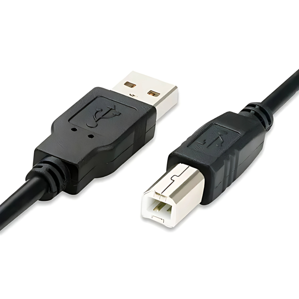 Cabo Impressora USB 2.0 1,5 Metros A-B Alta Velocidade Conexão para PC Multifuncional Epson HP Canon Plug