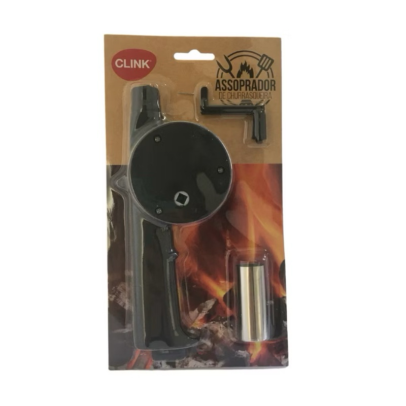 Soprador Acendedor de Churrasqueira Manual Clink — R$ 14,35 em Shopee, 16% OFF