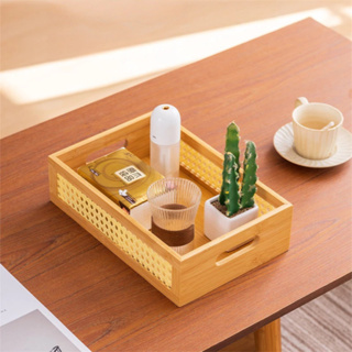 Bandeja de Bambu Banheiro Multiuso Para Café Chá Petisqueira Condimentos e Mesa Posta Prateleira em Oferta na Shopee