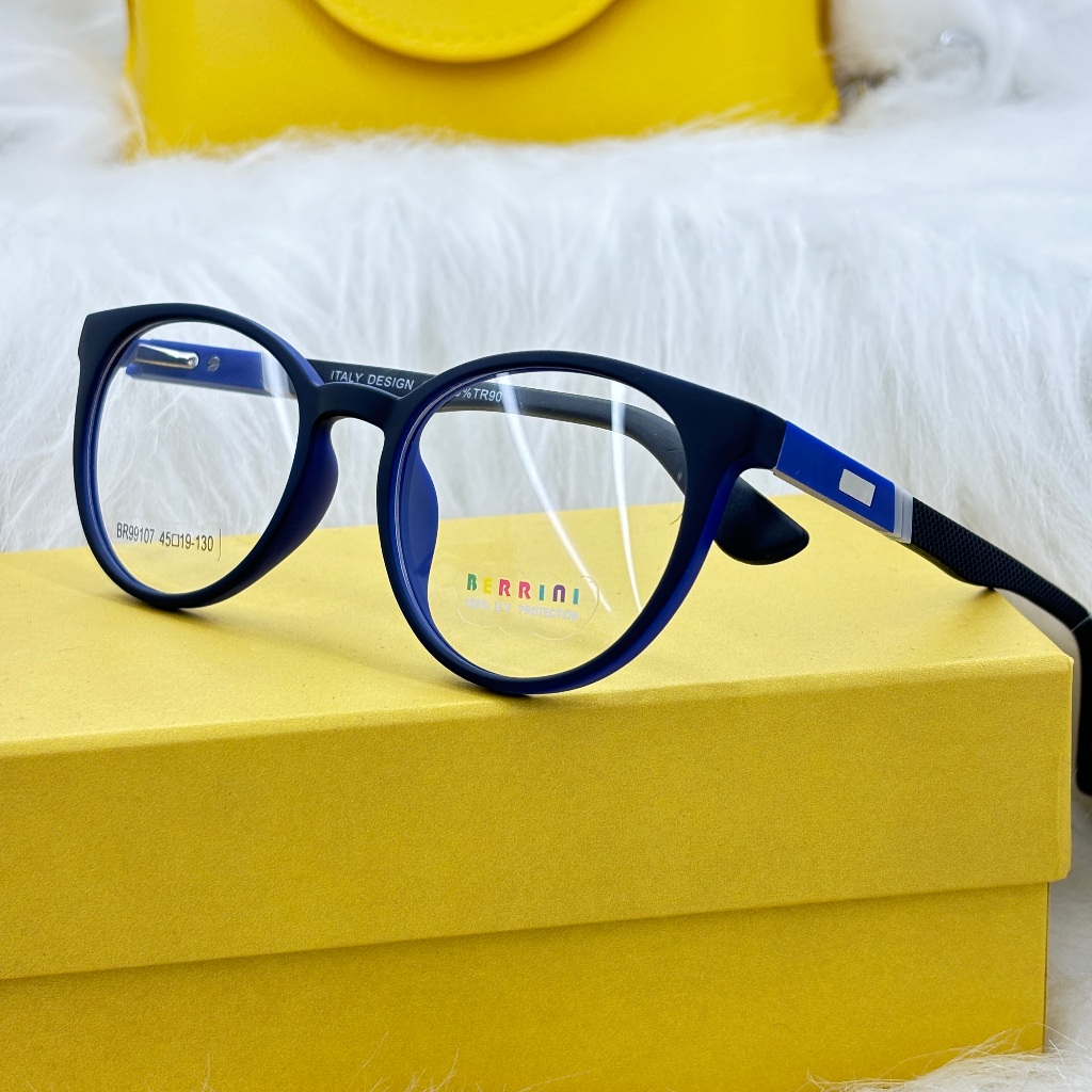 Armação óculos infantil criança (3-14anos) 22216 estilo redonda redondo resistente haste emborrachado em Oferta na Shopee