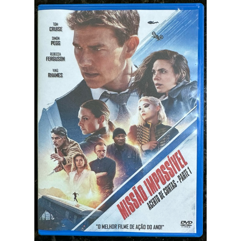 DVD - MISSÃO: IMPOSSÍVEL - ACERTO DE CONTAS - PARTE 1 (FILME 2023)