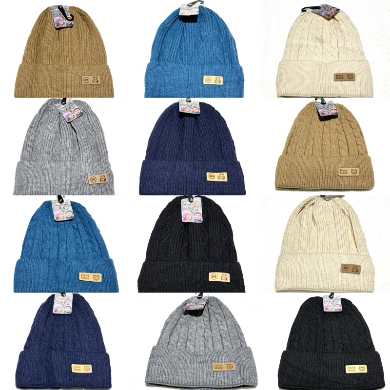 Touca De Frio Gorro Bebê Infantil Beanie Boina menino menina  preto varias cores e modelos