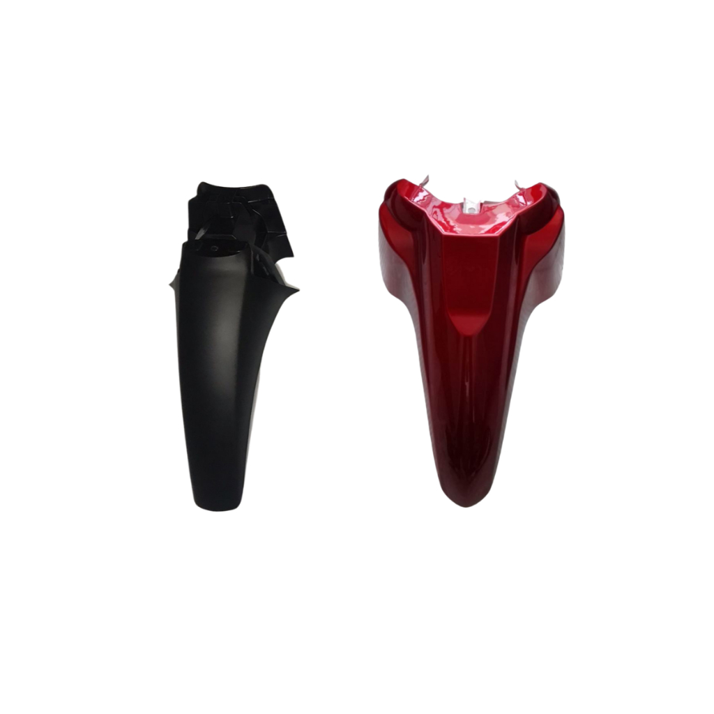 Paralama Dianteiro A e B Vermelho Phoenix + 50 CC Wuyang Shineray