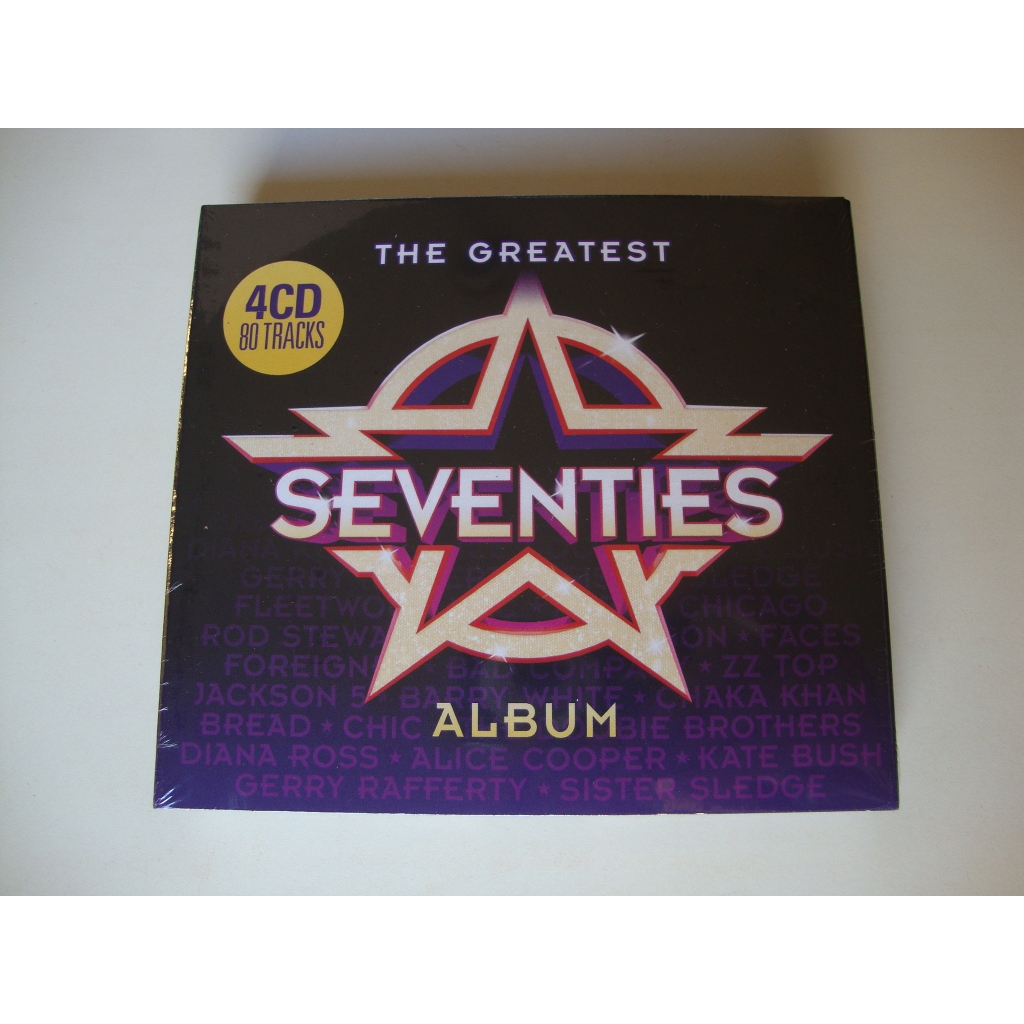 Box 4 CDs - The Greatest Seventies Album - Importado, Lacrado ( Coletânea Pop / Rock Anos 70 )