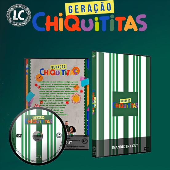 DVD  CHIQUITITAS  GERAÇÃO CHIQUITITAS +BÔNUS