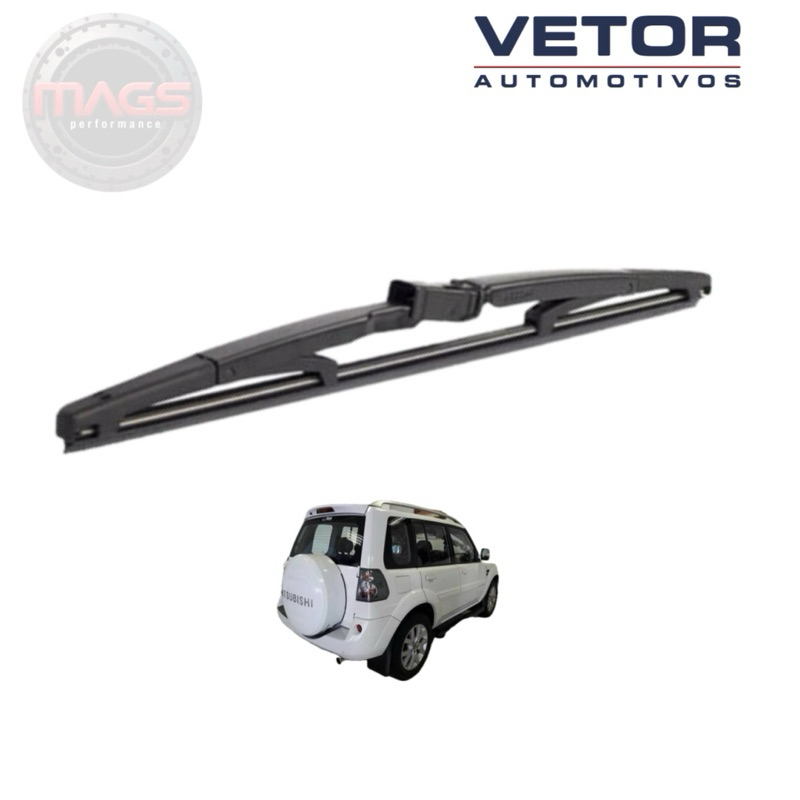 Palheta Traseira Premium Mitsubishi Pajero TR4 (2010 a 2020) Limpador Traseiro Original Vetor