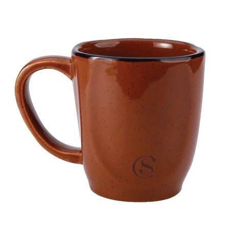 Caneca Cacau Show Ryo Marrom Ceramica 260 ml Chocolate Quente Chá Café