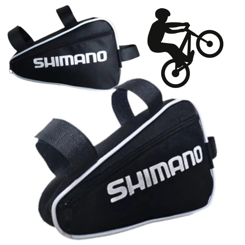 Bolsa De Quadro Triangular P/ Quadro Bicicleta Montain Bike Speed Case Bike Porta Ferramenta SHIMANO