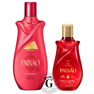 Kit Hidratante Paixão Tentadora 400ml + Óleo Deo Corporal 200ml - Envio Rápido em Oferta na Shopee