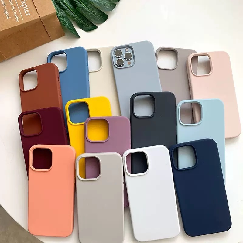 Capa Capinha Silicone IPhone modelo 13/11  Várias cores , Ótima qualidade em Oferta na Shopee