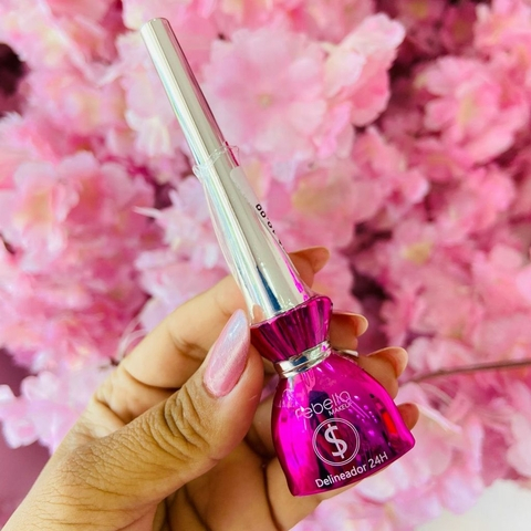 Delineador Líquido 24h - Febella MakeUp – Mais vendido - Traço definido, preciso e duradouro