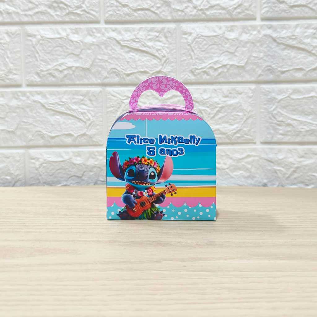 Kit Caixa Maletinha Personalizada lembrancinhas para Festa Infantil Qualquer Tema PEGUE E MONTE